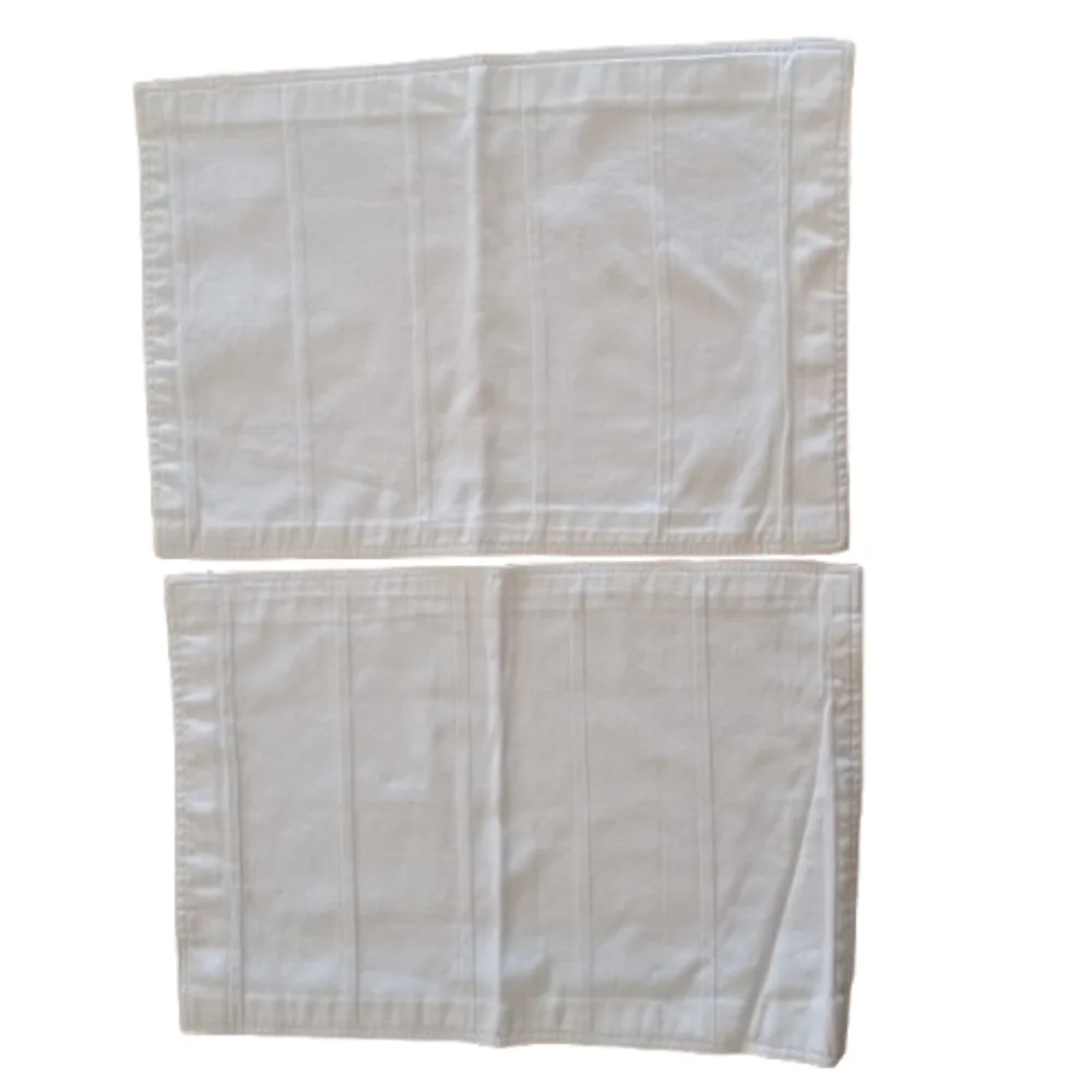 Calvin Klein Home Modern Cotton Placemats / Napkins - Set of 4 White